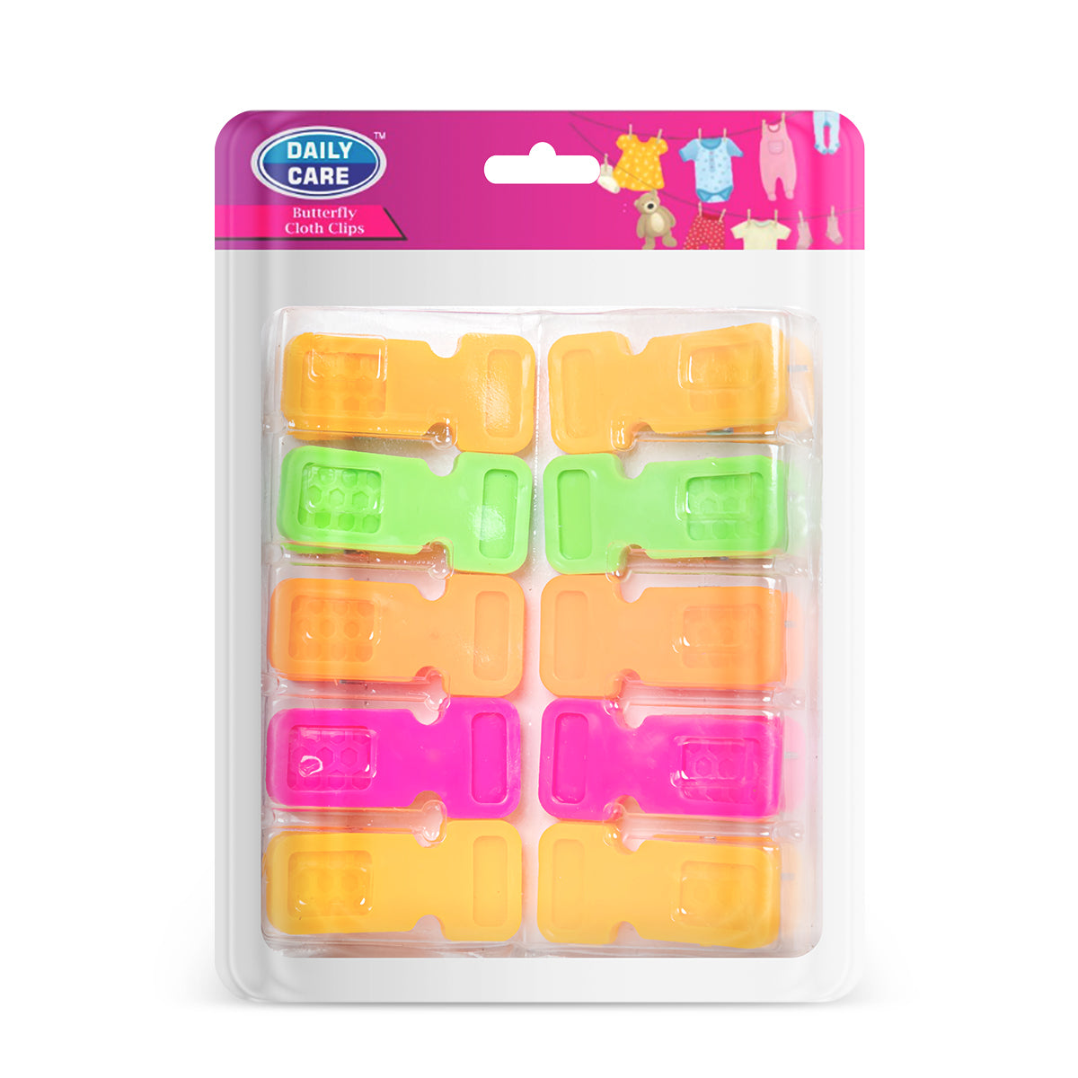 BUTTERFLY CLOTH CLIP 10 PCS