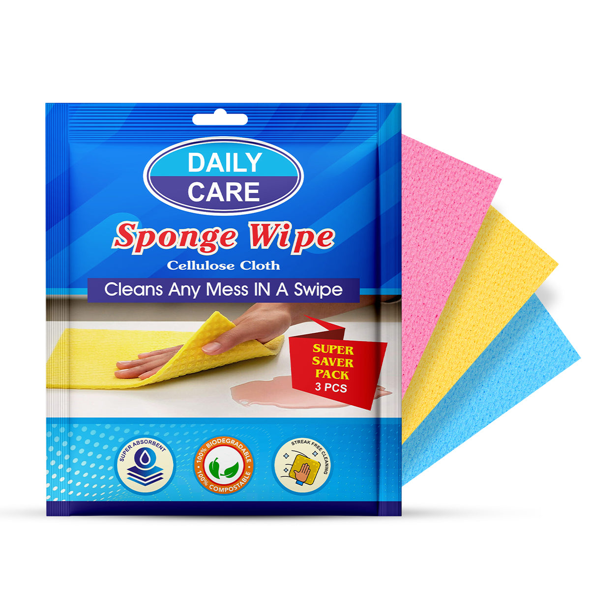 SPONGE WIPE SET OF 3