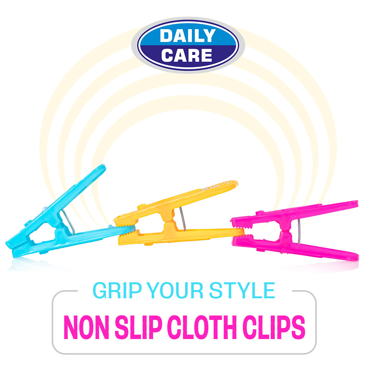 NON SLIP CLOTH CLIP 12 PCS