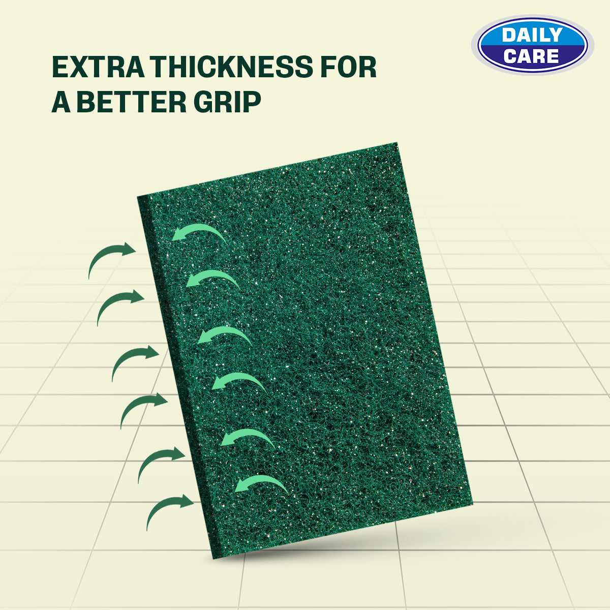 SILVER SPARKLE SCRUB PAD (PACK OF 4 PCS)