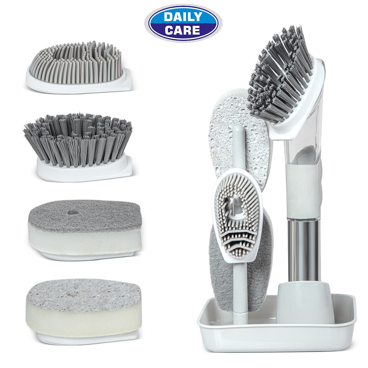 4 IN 1 SOAP DISPENSING KITCHEN BRUSH