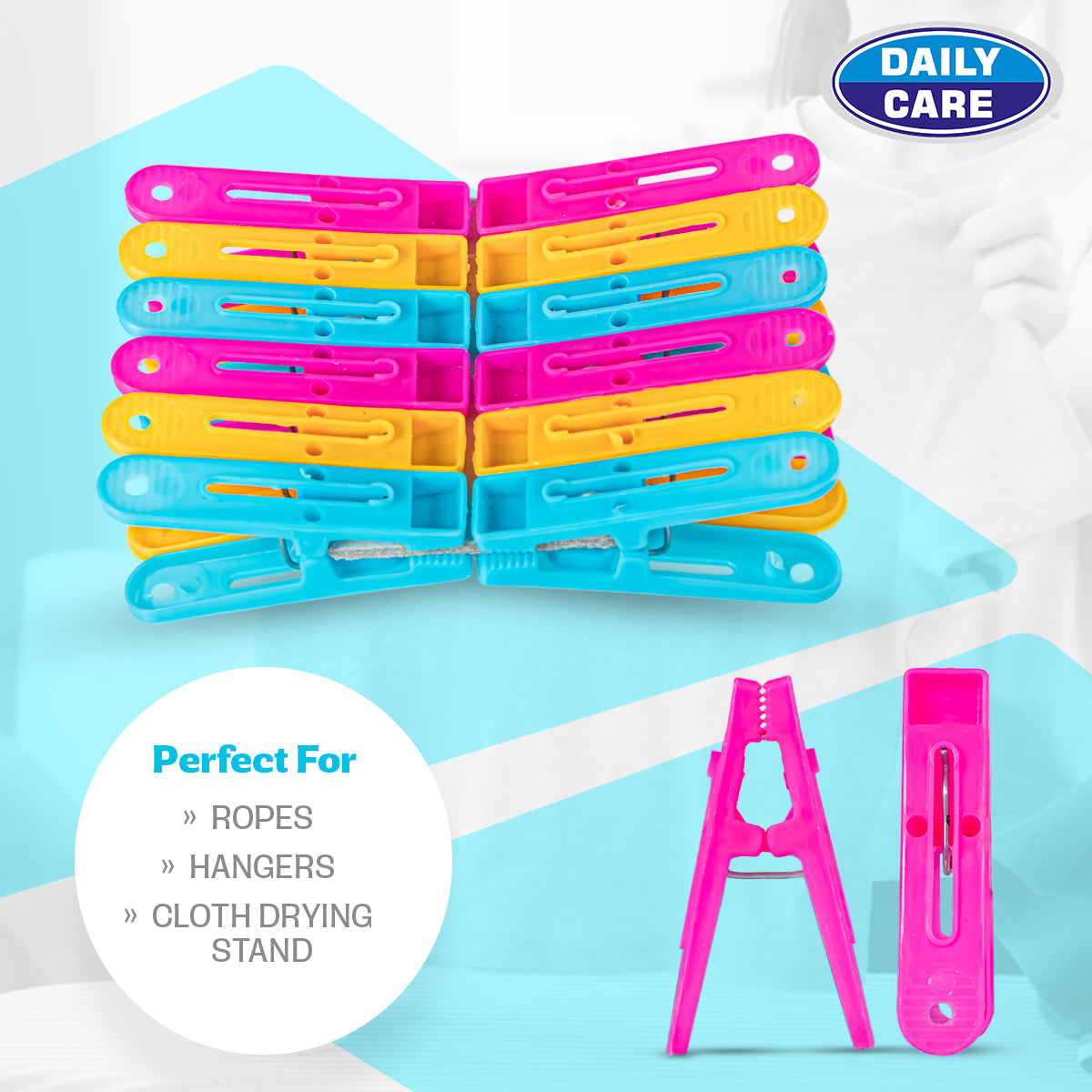 NON SLIP CLOTH CLIP 12 PCS