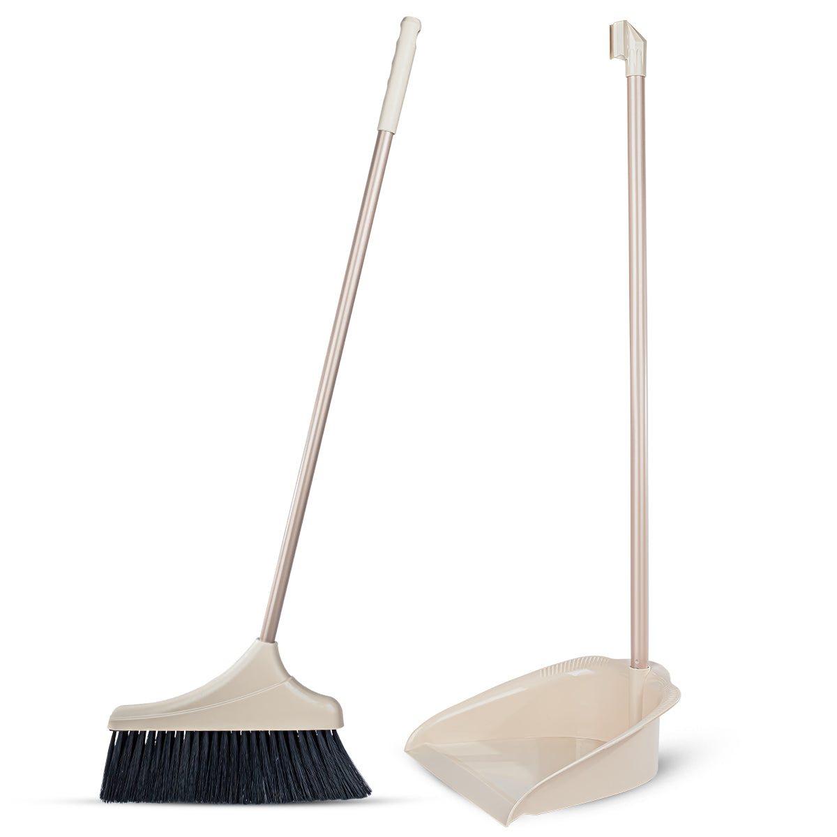 LONG HANDLE DUSTPAN WITH BRUSH