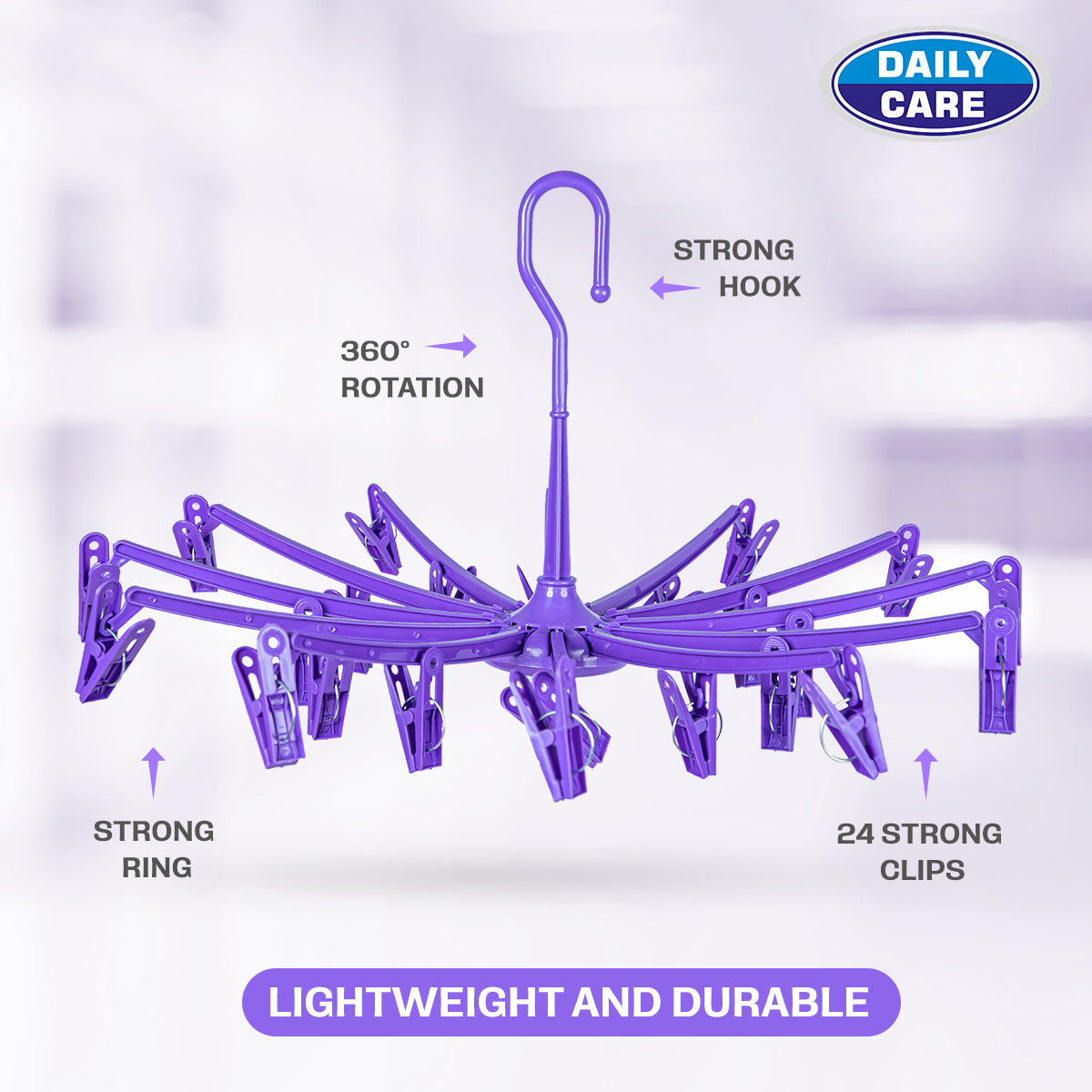24 FOLDING CLIP HANGER