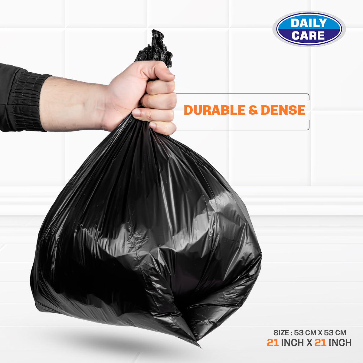 SUPER OXO BIODEGRADABLE GREEN GARBAGE BAG 21*21