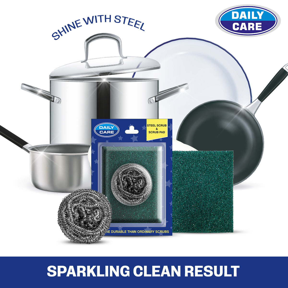 STEEL SCRUB & SCRUB PAD