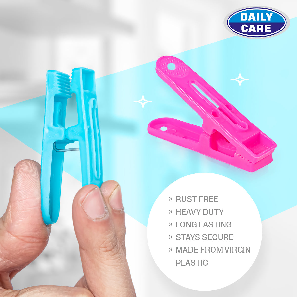 NON SLIP CLOTH CLIP 12 PCS