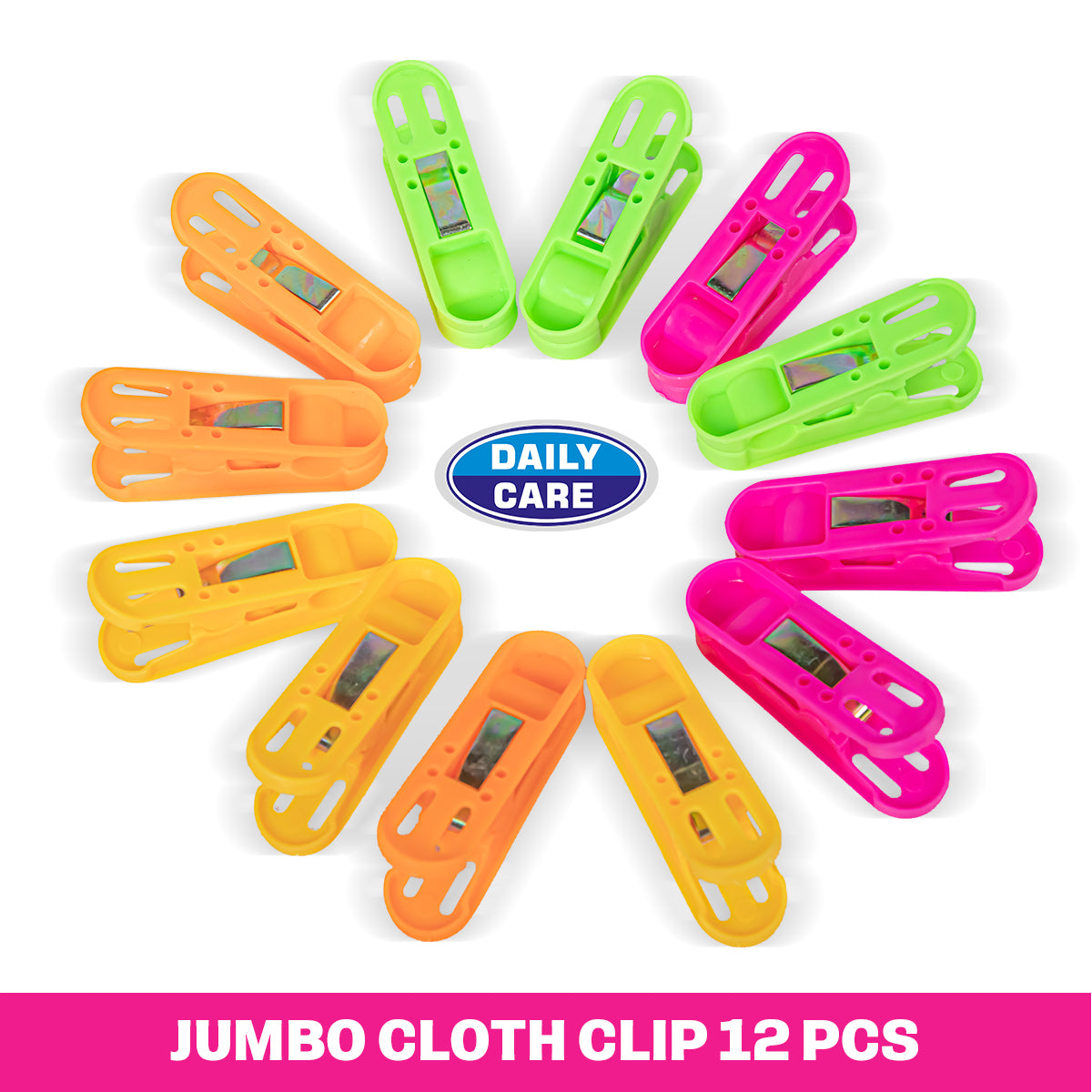 JUMBO CLOTH CLIP 12 PCS