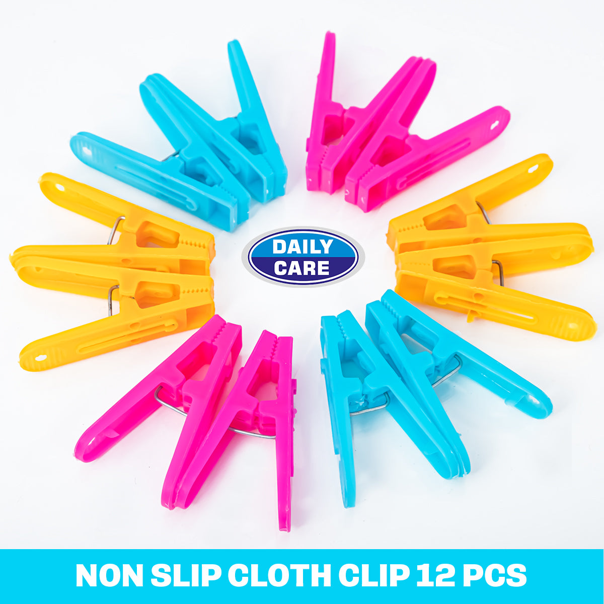 NON SLIP CLOTH CLIP 12 PCS