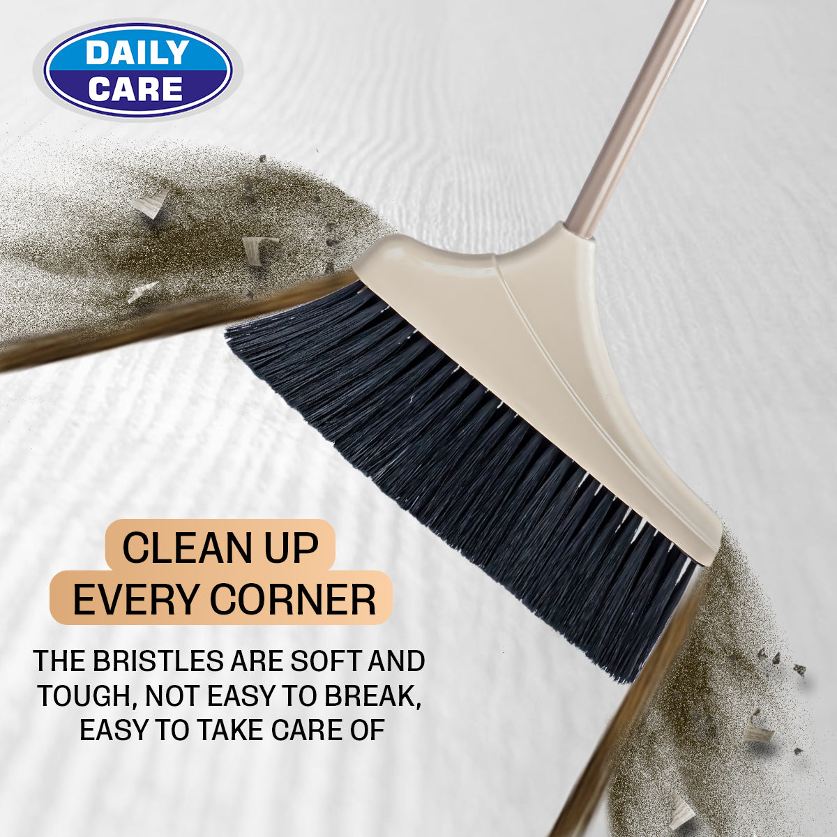 LONG HANDLE DUSTPAN WITH BRUSH