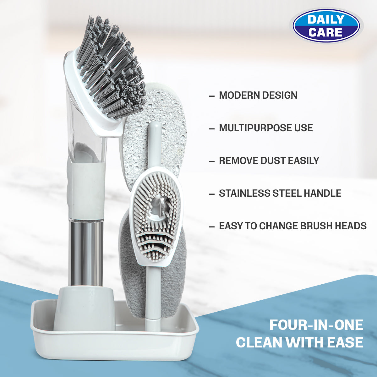 4 IN 1 SOAP DISPENSING KITCHEN BRUSH