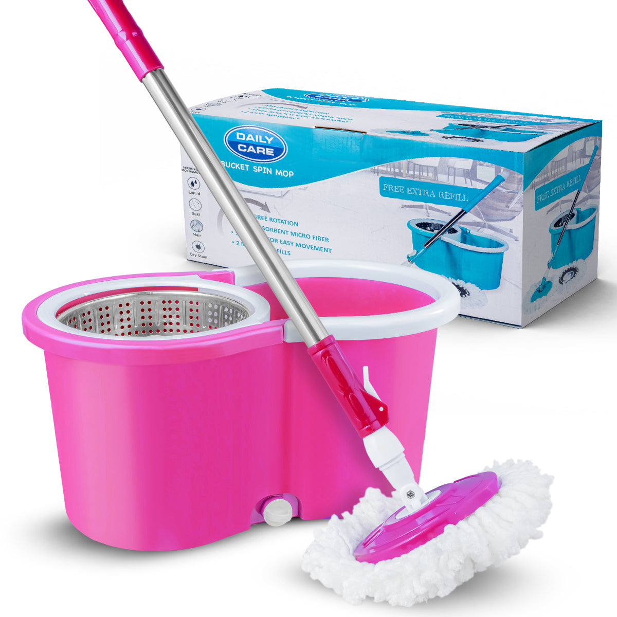 SPIN WITH BUCKET MOP PIPE SET