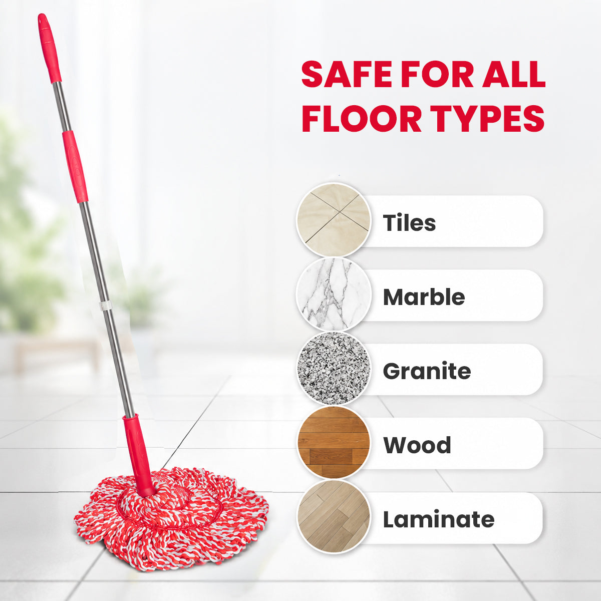 SELF WRINGING CLEANING MOP