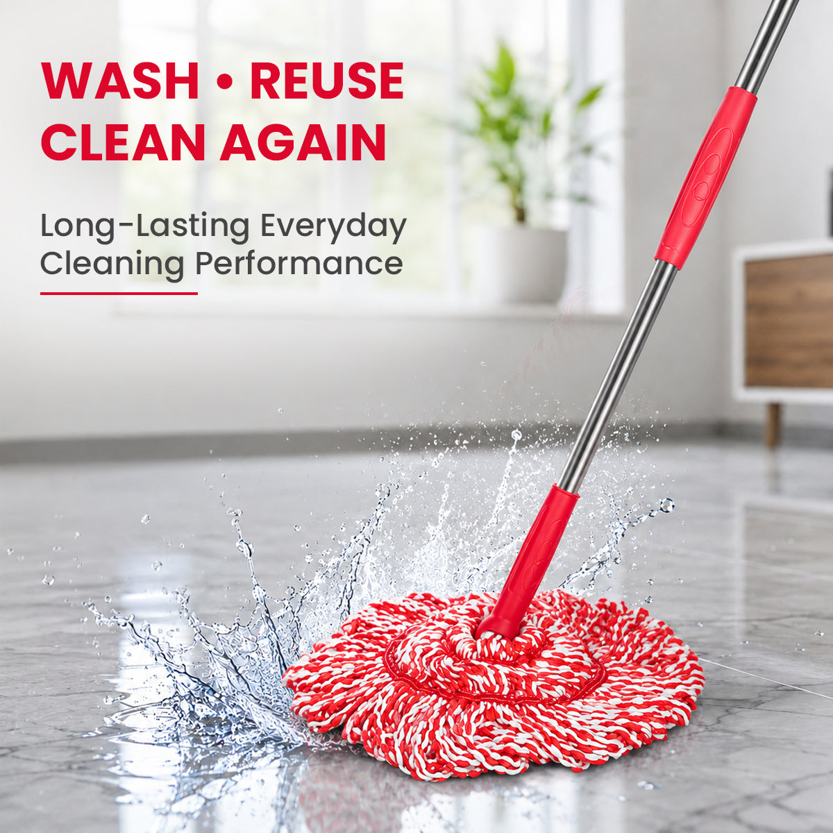 SELF WRINGING CLEANING MOP
