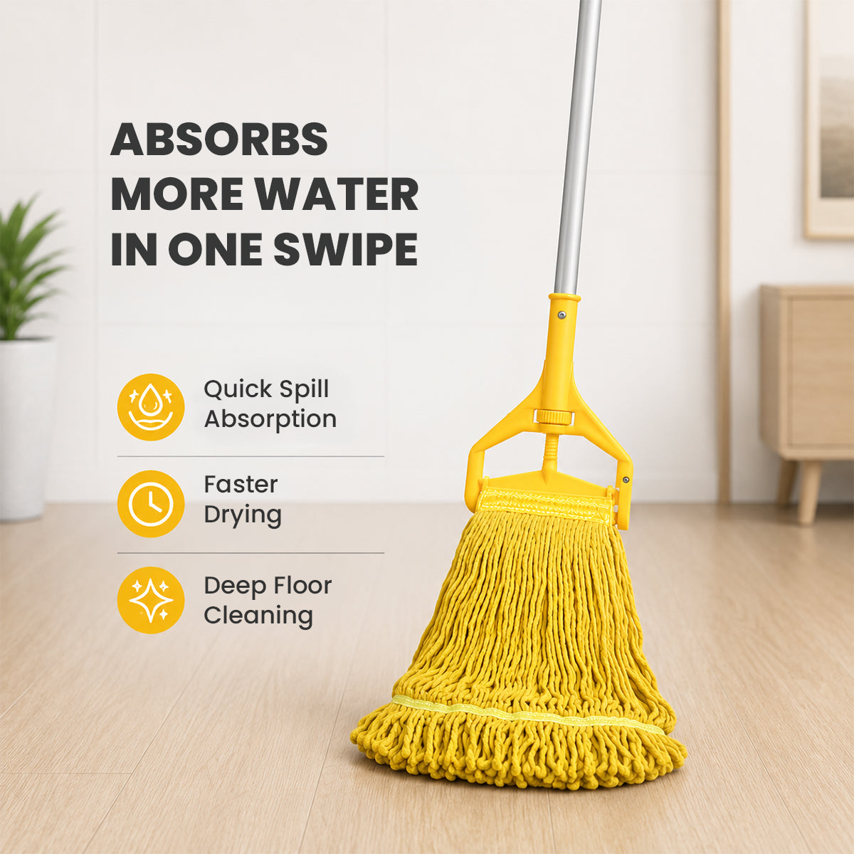 PREMIUM COTTON SCREW & FIT MOP