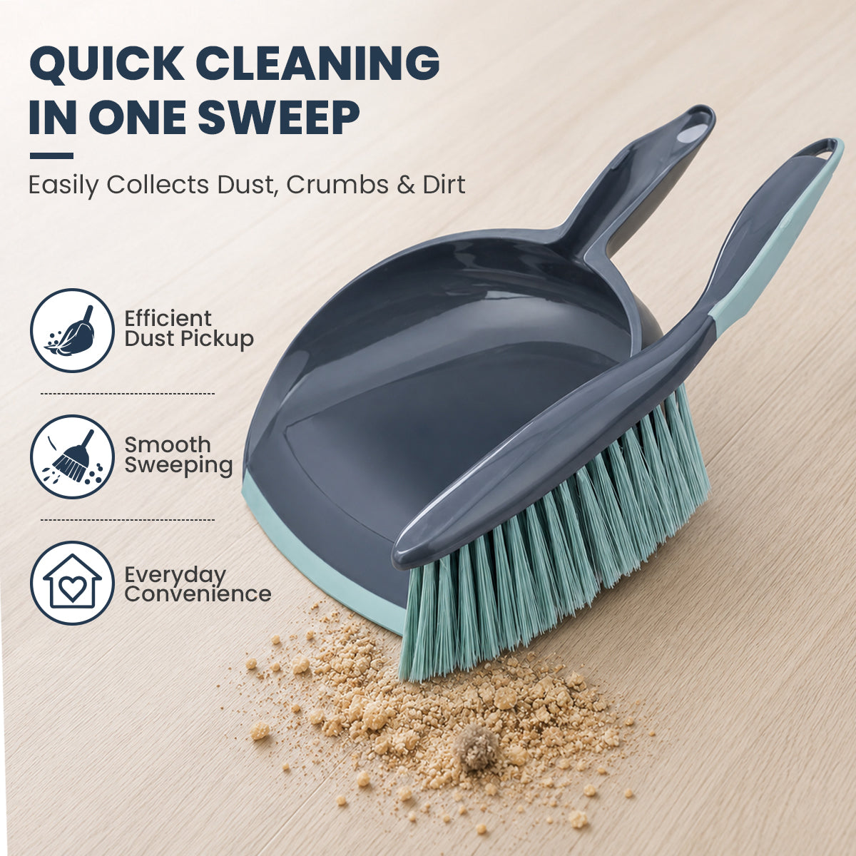 DUSTPAN WITH BRUSH