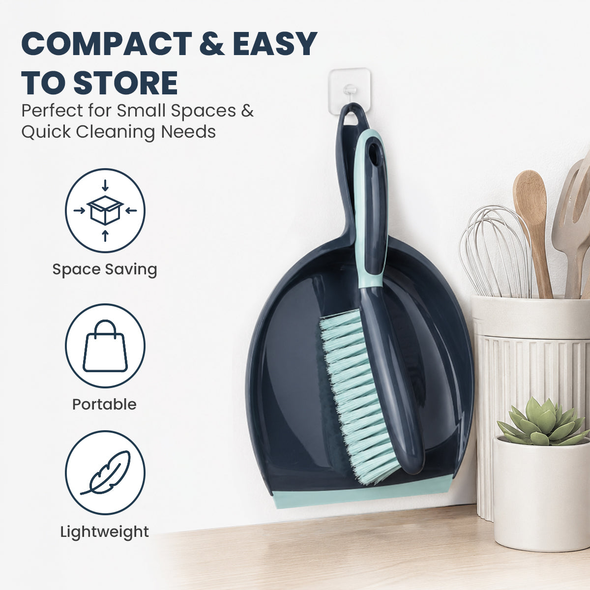 DUSTPAN WITH BRUSH