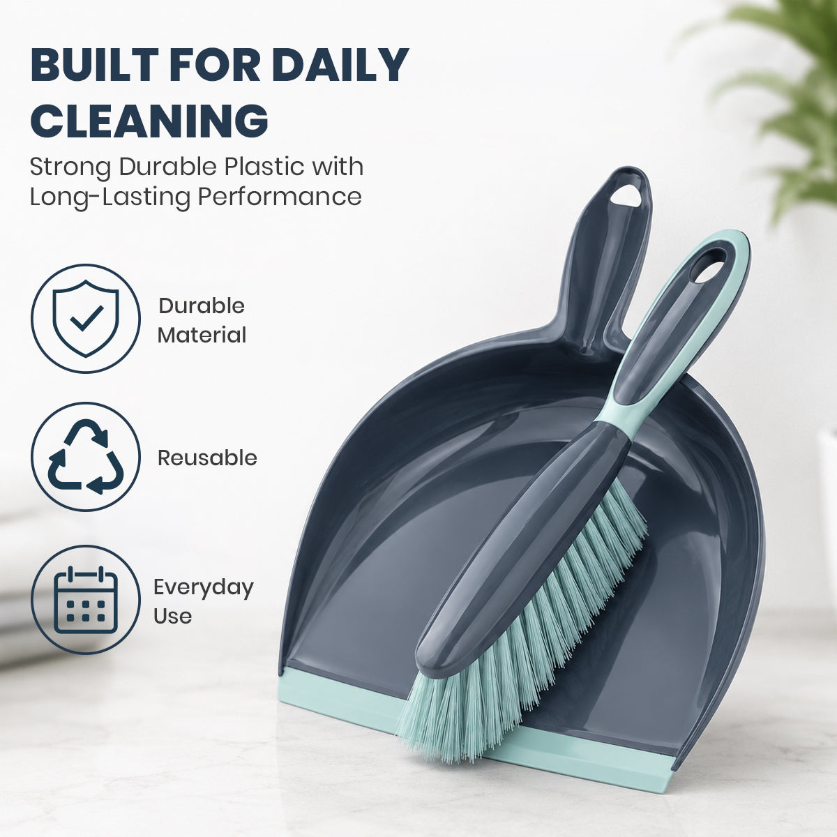 DUSTPAN WITH BRUSH