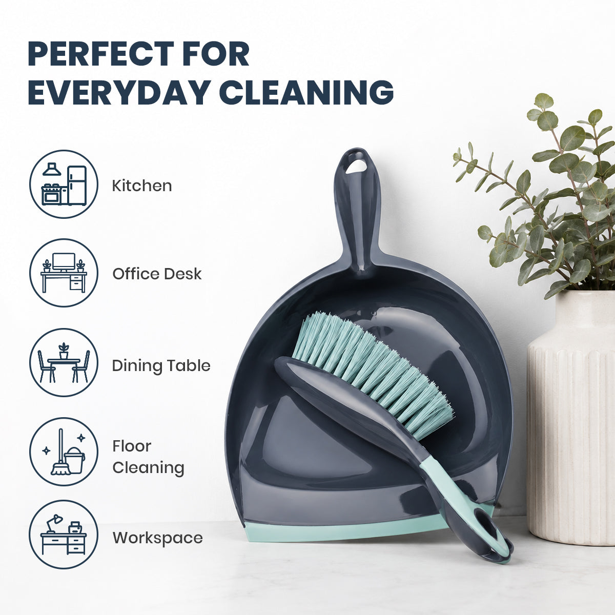 DUSTPAN WITH BRUSH